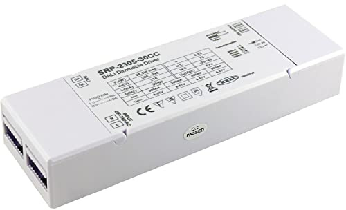 McLED Netzgerät SRP-DALI dimmbarer Trafo mittels Dali-Dimmer, 30W 230V, Kunststoff hellgrau