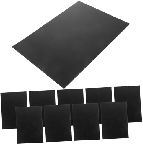 NAMOARLY 10 Blatt Hartplastikplatten Kunststofffolie Für Bilderrahmen Bastelarbeiten Schilder Vitrinen Und Projektpräsentation Schneidbar Kratzfest 11.69 X 8.27 X 0.02 Zoll