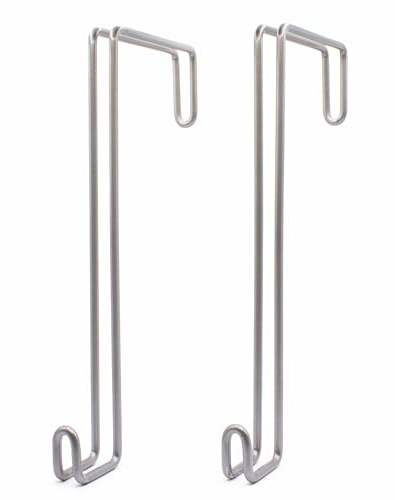 Over The Wall Heavy Duty Concrete Cinder Cement Block Wall Outdoor No Drill Fence Hooks Hangers - Extra Long Large Rafter Ladder Pool Equipment Pole Hangers for Planters Hoses Horse Tack Organization
