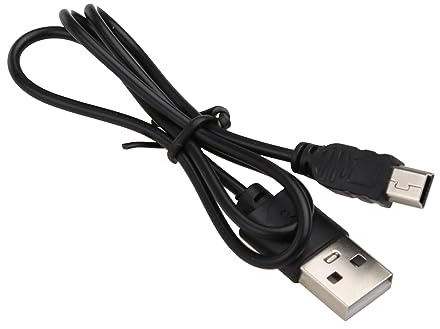 Câble de données portable USB 2.0 court mâle vers mini 5 broches 200 mm Noir Câble de données Câble d'extension USB Convertisseur Adaptateur Connecteur Chargeur Sync Transfert de données haute vitesse