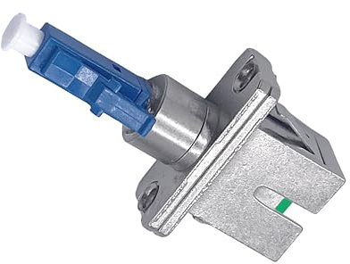 Elfcam® - Adattatore Cavo in Fibra Ottica Monomodale Simplex LC/UPC Maschio a SC/APC Femmina, Confezione da 1