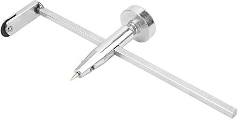 Taglierina Circolare Regolabile per Cartongesso Compatta per Cartongesso con Albero in Acciaio per Tagliare Fori Rotondi Fino a 16 Pollici in Materiali per