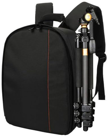 Qiwieod Sac À Dos Pour Appareil Photo Reflex Numérique Avec Séparateur Rembourré, Pochette De Support Pour Étui Antivol, Photographie