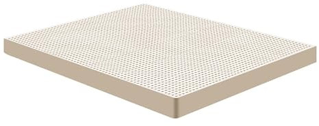 Bio-Latex-Matratze, Premium-Wabenbelüftung, mittelfeste Unterstützung für alle Schläfer, ideal für Rücken- und Bauchschläfer (149,9 x 190,5 x 10,2 cm)
