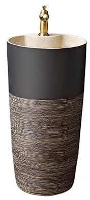 NEBE Lavandino Bagno Lavabo for lavabo a Colonna in Ceramica for Bagno di casa, lavandino for Giardino dell'hotel Lavabo da Appoggio