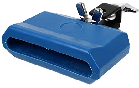 Blaues 6-zoll Kuhglocken Schlagzeug als Zubehör für Drumkits | Pvc, und Voller Klang, für Einsteiger und Profis, Passendes Teil für Schlaginstrument