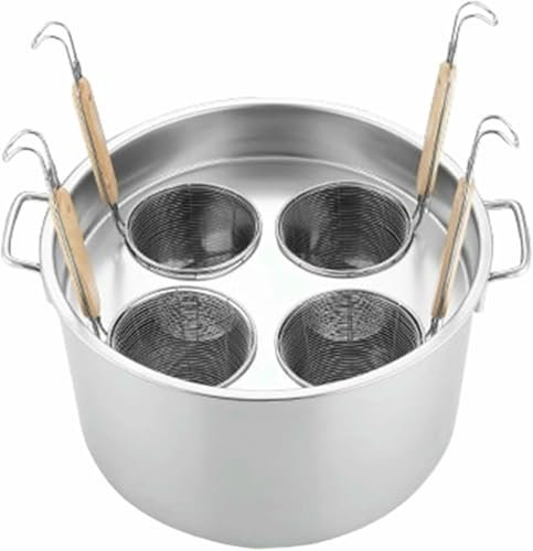 LYJYUJIE Pasta -Töpfe, Küchenutensilien Zum Kochen Von Nudeln, 3/4/5 Pastentopf Mit Sieb, Deckel, Topf Zum Kochen Für Das Haus, Küche ~//////////