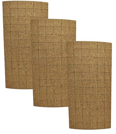 216 cuscinetti quadrati in sughero da 2,5 cm x 2,5 cm per protezione del pavimento, opere d'arte, per artigianato, fai da te, ecc.