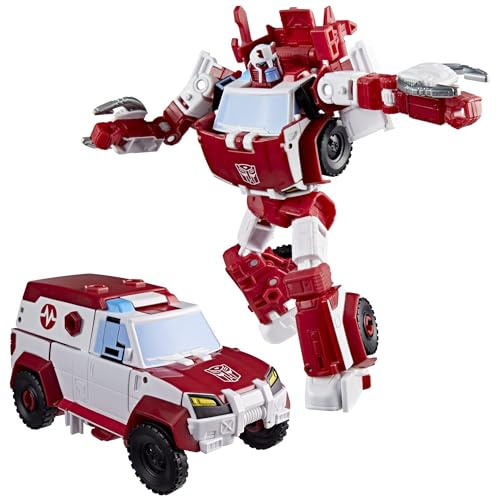 Transformers Age of the Primes Autobot Ratchet, Deluxe Class 5.75-inch Converting Action Figure, Robot Toys for Ages 8+