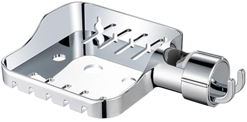 Savon de salle de bain à clip sur plat élégant rangement cuisine pas besoin de perceuse savon support pour barre de douche