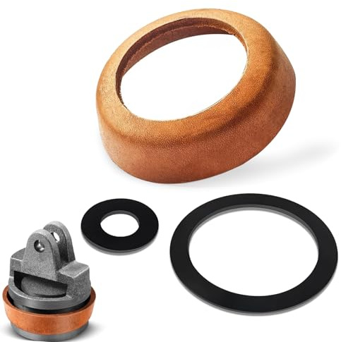 LUMOOM Schwengelpumpe Ersatzteile für Typ 75, Dichtungsring Set mit Ledermanschette, O-Ringe und robusten Kolbenmanschetten für Handpumpe Gartenpumpe Brunnenpumpe Dichtung Pumpe