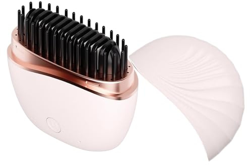 Lisseur à Cheveux Sans Fil Rechargeable Portable Peigne Électrique 3 Vitesses Contrôle Température Fer à Cheveux de Voyage, pour Court Long Bouclés Ondulés