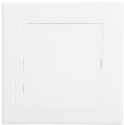 Veemoon Cubierta Ciega del Abs para Puerta de Acceso Pared Protección contra Polvo y Agua, Panel de Cubierta de Yeso Blanco Adecuado para Celebracion Verano