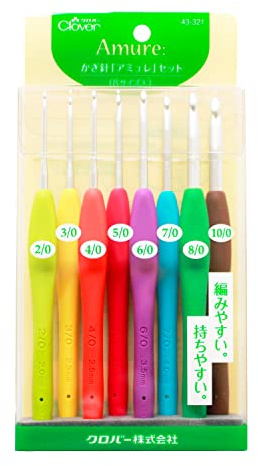 Clover 43-321 Amule Key Needles Set, Multiple Colors