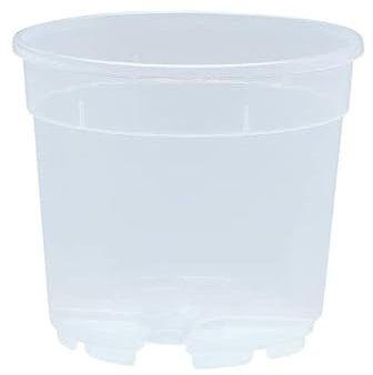 Geosism & Nature Vases Transparents pour orchidées 15x13,5 cm (150 pièces), Compagnie Arca