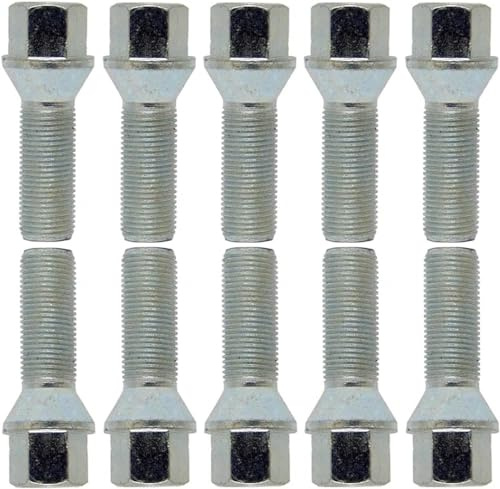 10 Radschrauben Radbolzen Kegelbund M12x1,5 28mm 10-KE121528