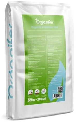 Concime Letame Bovino In Pellet (20 Kg/200 M2) - Fertilizzante Organico Completo - Letame Di Mucca - Pellet Di Letame - Granuli Di Letame Di Mucca Essiccato - Additivo Per Farina Di Lava - Organifer
