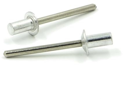 IERO - Rivetti CHIUSI a TENUTA STAGNA IERO Alluminio/Inox A2 Testa Tonda 3.2x8.0mm - Box da 1000 pezzi