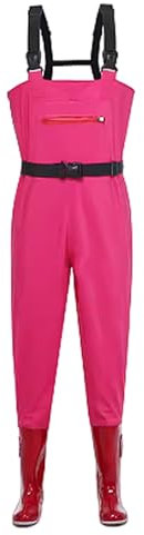 Wansiman Wathose,FischTeich Anglerhose,Wathose Damen,Teichhose,Wathose Anglerhose,Jagd Wathosen,rutschfest Wathosen,Kniepolster,wasserdichte,Atmungsaktive,Strapazierfähige Hosenträger,Für Bauernhöfe