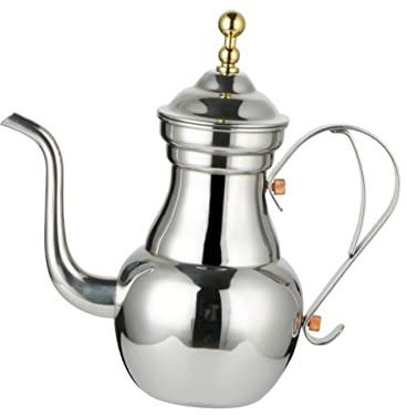OKUMEYR Kaffeekanne Aus Edelstahl Mit Filter Für Kaffee Orientalisches Design Dekorative Kaffeekanne Für Küche Und Büro Rostfrei Und Langlebig