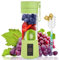 UHOUSEST Portable Blender, Juice Maker, Smoothie Maker, Juicer, Mini Blender with Six Blades, Green, 380ml