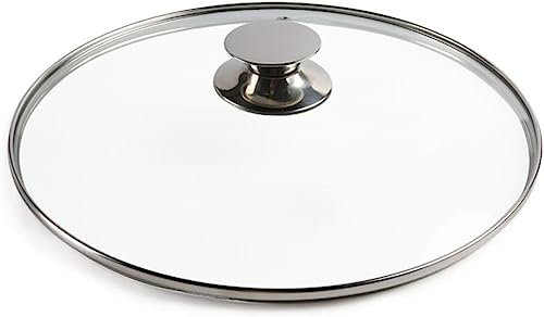 Pfannendeckel Ersatz Bratpfannen Wok Ersatz Topfdeckel Abdeckung Gehärtetes Transparentes Glas Kochtopfdeckel für Zuhause Küche - 40cm
