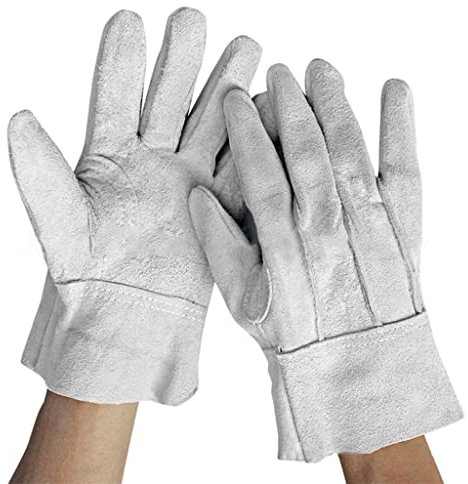 GYBBHia Guantes De Soldador Duraderos Ignífugos, Herramientas Seguridad Trabajo Anti-calor Cómodas, 230mm