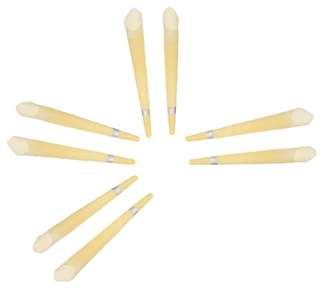 PACKOVE mit Zinklegierung Aromatherapie aus Natürlichem Bienenwachs in Trompetenform 8 Stück zur Entfernung von Ohrenschmalz für Blockierte Ohren