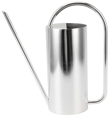 Cocoarm Regadera de Acero Inoxidable, Hervidor de Agua Duradero para Plantas, Diseño de Pico Largo, Ideal para Uso en Interiores y Exteriores, Capacidad de 1500 Ml para Jardineros Domésticos (Silver)