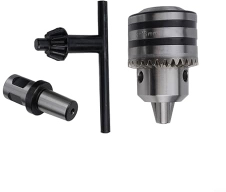 YobiLife Magnetisches Bohrfutter, 1,5–13 mm, 3–16 mm, Metall-Spannfutter mit 1,9 cm Weldon-Schaftadapter, B16 Kegelschaft, Schwarz (D)