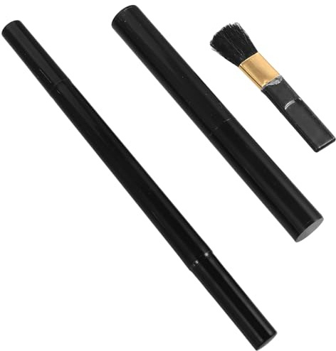jojofuny Stylo à Barbe pour Hommes Double Tête, Remplissage Précis Ligne des Cheveux, avec Brosse en ABS et Coton, Entretien Moustache