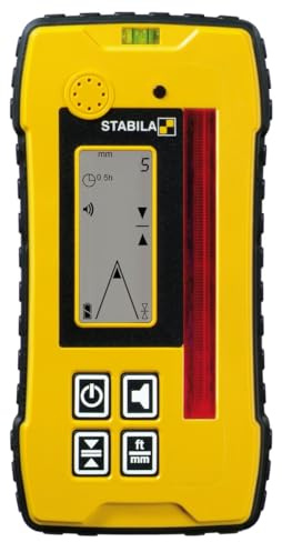 STABILA Empfänger REC 300 Digital, Receiver für Rotationslaser mit roten Laserstrahlen, Referenzabweichung in mm