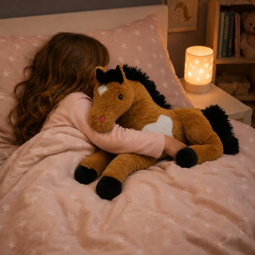 Sweety Toys 5840 Pferd Plüschtier 53 cm | weiches Kuscheltier zum Kuscheln für Jungen & Mädchen