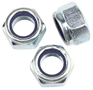5 Stk DIN 985 Sicherungsmuttern M24x2 - Stahl verzinkt - Festigkeit 8