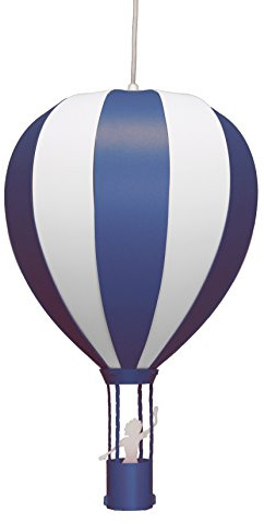 R&M Coudert - Lámpara de techo para habitación infantil, globo aerostático, color azul