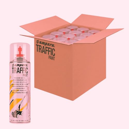 A.M.P.E.R.E. 12 Dosen Bodenmarkierungsfarbe AMPEdFFIC P7AINT, Farbe: rot, Art.-Nr. 4020ftr3P010 6h30103j000 | 1| 2 | 3