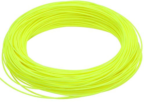 ZWRY Fliegenfischen Wf 1 2 3 4 5 6 7 8 9 Gewichts Fly Angelschnur 100Ft Gewicht nach vorne Schwimm Nylon Gelb Moss Grün Blau Orange Fliegenschnur Wf4F Flow-Gelb