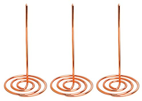 Restaurant Receipt Holder Menu Summons Forks Spindle Holders Invoice Folders for Office Bar Home 3pcs