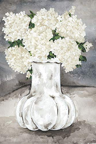 ArtExpert Snowball Hydrangea by Julie Norkus - 16x24 Art Print Poster
