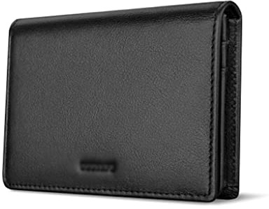 BNNP Kartenhalter für Damen/Herren Multifunktional, große Kapazität Visitenkartenhalter, Visitenkartenetui, PU Leder Visitenkartenetui Universal Kartenhalter Buissnes Kartenhalter (Farbe: A)