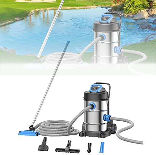 CYTBEK Aspiradora subacuática para Piscina, máquina de succión Inferior de Estanque de Peces de 1700 W con Cabezal de succión y tubería de Aguas residuales, para Piscina de SPA de Estanque y SPA