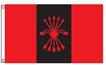 Stormflag Spanische Flagge, Flaggen von Faange Jons 90 x 150 cm, Polyester, 90 g, 2 Metallösen Doppelnaht mit Öse