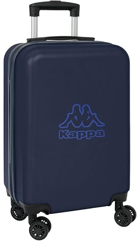Kappa Blue Night Kabinentrolley, 50,8 cm, Koffer mit Rädern, Sicherheitsschloss, Leichter Koffer, 34,5 x 20 x 55 cm, Marineblau, Marineblau, Estándar, Lässig