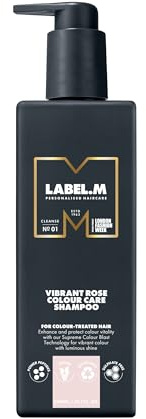 LABEL.M Vibrant Rose Colour Care Shampoo 300ml – With Recyclable Pump