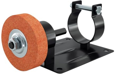 Koanhinn Taladro eléctrico de mano para lijadora, amoladora, kit de cabeza de conversión, piedra de afilar, pulir, disco abrasivo B