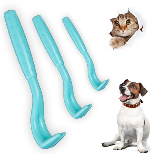 Zumpa Set di 3 Pinze per Rimozione Zecche per Cani, Gatti e Persone.