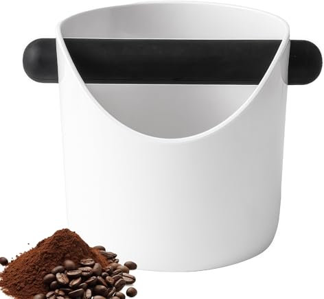 Récipient de frappe pour porte-filtre : Sporgo Knock Box, boîte à marc de café, boîte à café Barista Accessoires pour machine à expresso Collecte et recyclage du marc de café