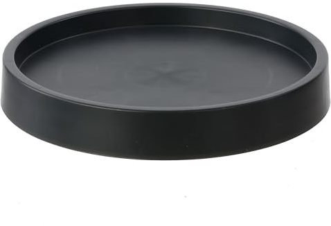Plateforme ronde sur roulettes Ø 45 cm Socle mobile pour pot de fleurs mobile rond pour pots de fleurs et parterres de fleurs sur 4 roulettes Jardin terrasse balcon Design élégant Anthracite