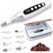 Maniküre Pediküre set, AOMEES Elektrische Nagelfeileset mit Akku, 8 Hochwertigen Aufsätzen zur Nagelpflege für schöne Hände und Füße, mit 10 Geschwindigkeitsstufen, LED Licht (Silberweiß)