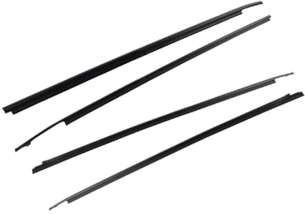 Guarnizione per Finestrino Auto Per Toyota Per Sequoia 2008 2009 2010 2011 2012 2013 2014 2015 2016 2017 2018-2020 4 Pezzi Striscia Pressione Impermeabile Finestrini Auto